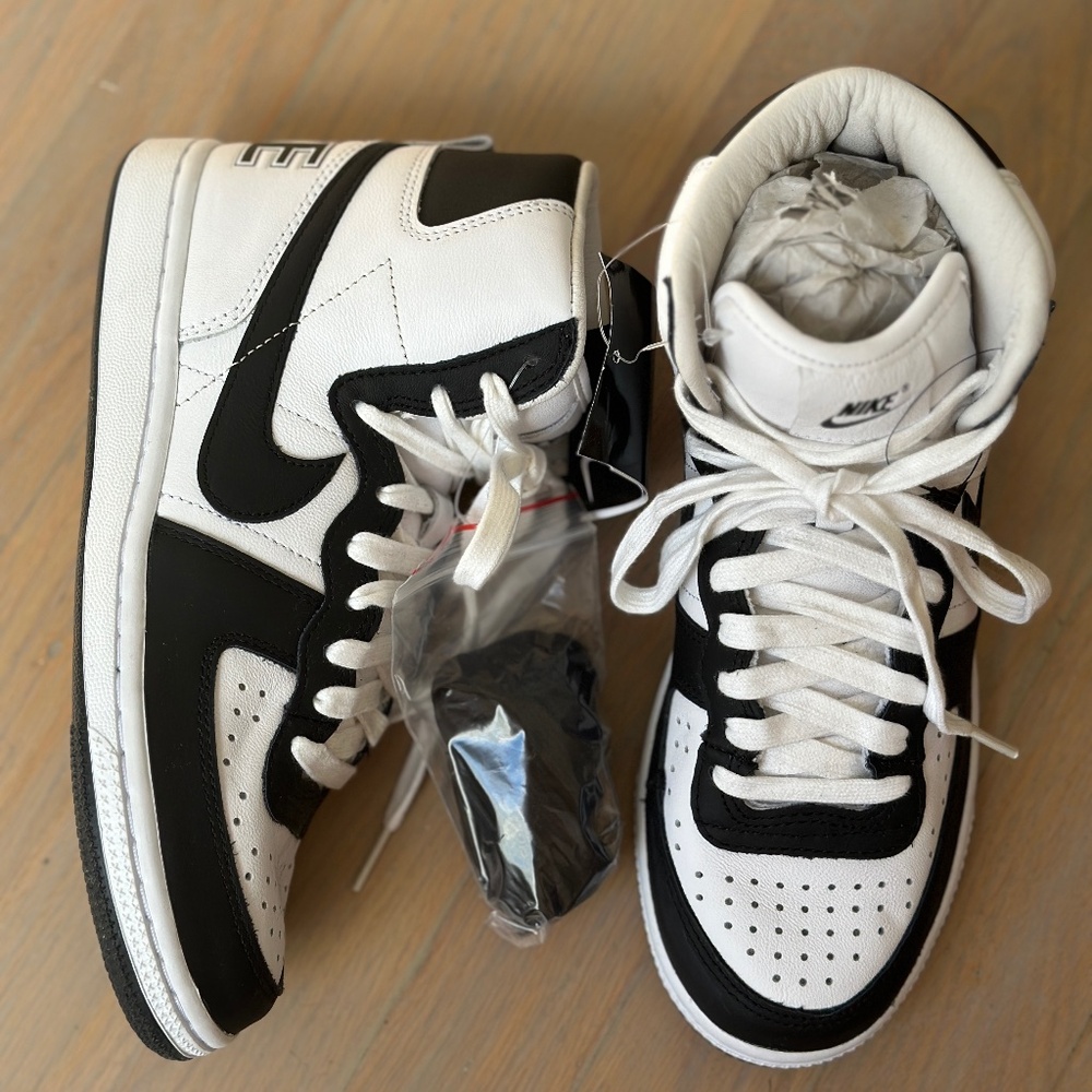 Nike Terminator High SP Comme des Garcons Homme Plus Black white Sneaker sz 5.5